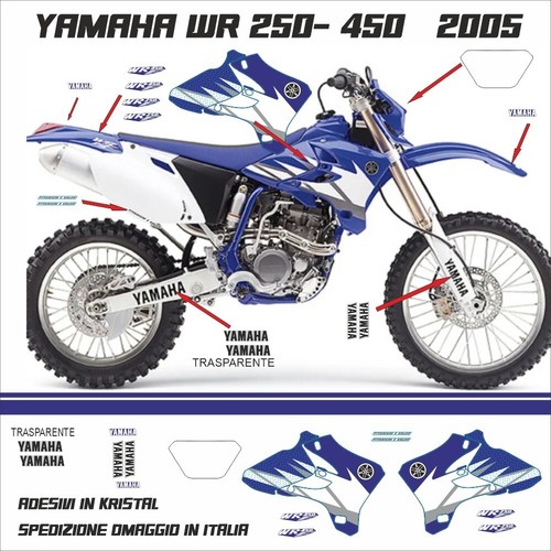 Adesivi grafica yamaha - yamaha, wr